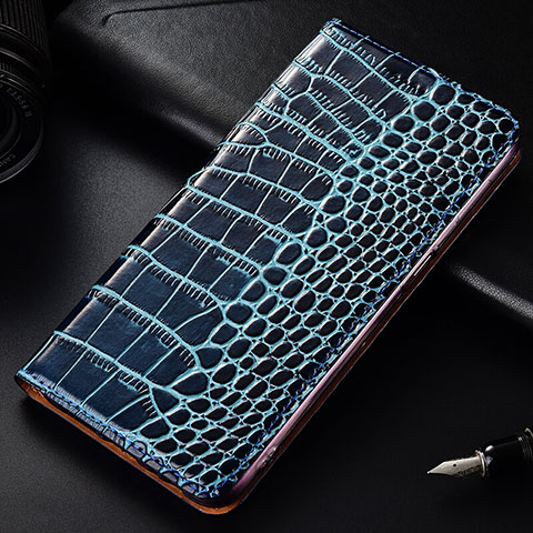 Handytasche Stand Schutzhülle Flip Leder Hülle T08 für OnePlus 7T Pro Blau