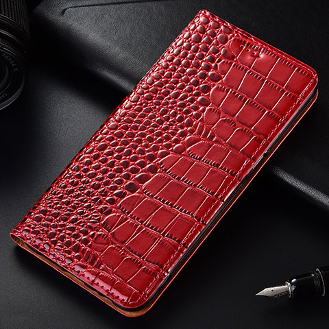 Handytasche Stand Schutzhülle Flip Leder Hülle T08 für OnePlus 7T Pro Rot