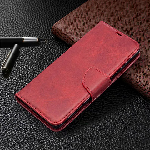 Handytasche Stand Schutzhülle Flip Leder Hülle T08 für Samsung Galaxy Note 20 5G Rot