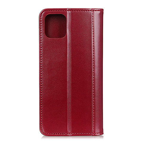 Handytasche Stand Schutzhülle Flip Leder Hülle T08 für Xiaomi Mi 11 Lite 5G NE Rot