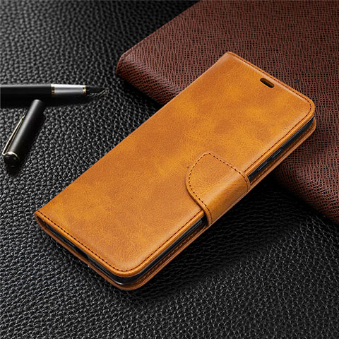 Handytasche Stand Schutzhülle Flip Leder Hülle T08 für Xiaomi Redmi 9A Orange