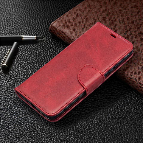 Handytasche Stand Schutzhülle Flip Leder Hülle T08 für Xiaomi Redmi 9i Rot