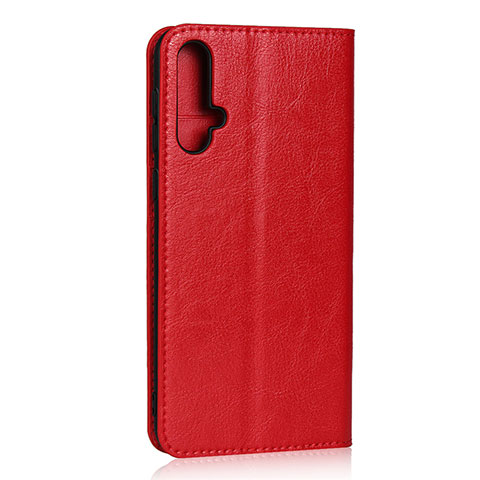 Handytasche Stand Schutzhülle Flip Leder Hülle T09 für Huawei Nova 5 Pro Rot