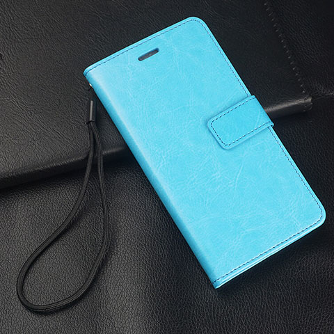 Handytasche Stand Schutzhülle Flip Leder Hülle T09 für Samsung Galaxy S10e Hellblau