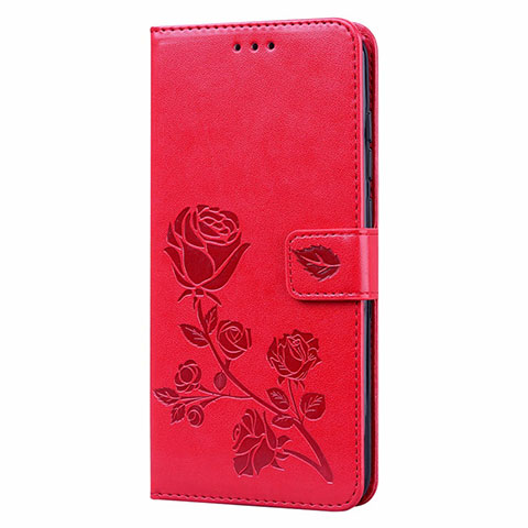 Handytasche Stand Schutzhülle Flip Leder Hülle T09 für Xiaomi Redmi 10X 4G Rot