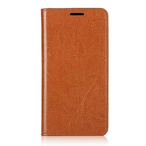 Handytasche Stand Schutzhülle Flip Leder Hülle T10 für Huawei P40 Orange