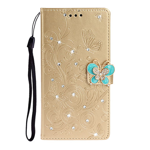 Handytasche Stand Schutzhülle Flip Leder Hülle T10 für Huawei P40 Pro Gold