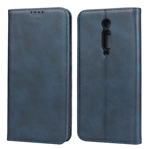 Handytasche Stand Schutzhülle Flip Leder Hülle T10 für Xiaomi Mi 9T Blau