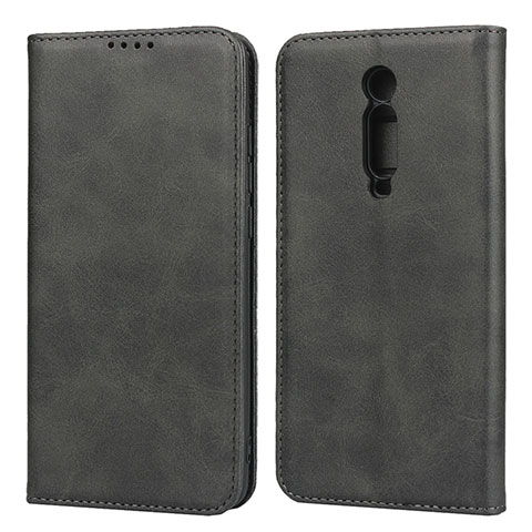 Handytasche Stand Schutzhülle Flip Leder Hülle T10 für Xiaomi Mi 9T Schwarz