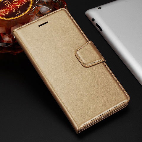 Handytasche Stand Schutzhülle Flip Leder Hülle T11 für Huawei Mate 20 X 5G Gold