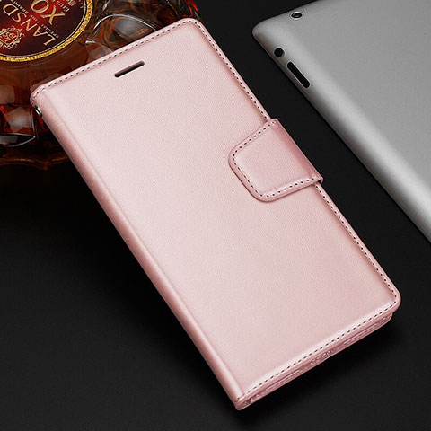 Handytasche Stand Schutzhülle Flip Leder Hülle T11 für Huawei Mate 20 X 5G Rosegold