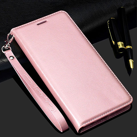 Handytasche Stand Schutzhülle Flip Leder Hülle T11 für Samsung Galaxy Note 20 Ultra 5G Rosegold