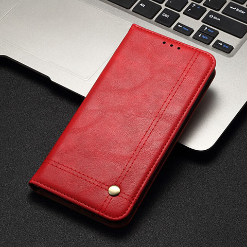 Handytasche Stand Schutzhülle Flip Leder Hülle T11 für Xiaomi Mi Note 10 Pro Rot