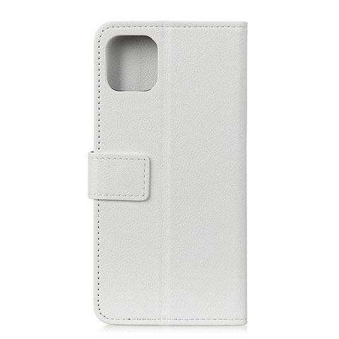 Handytasche Stand Schutzhülle Flip Leder Hülle T12 für Xiaomi Mi 11 Lite 5G Weiß