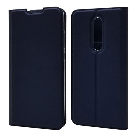 Handytasche Stand Schutzhülle Flip Leder Hülle T12 für Xiaomi Mi 9T Blau