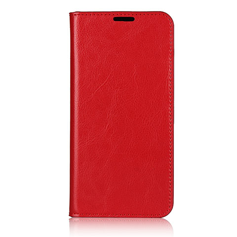 Handytasche Stand Schutzhülle Flip Leder Hülle T14 für Huawei P40 Pro Rot