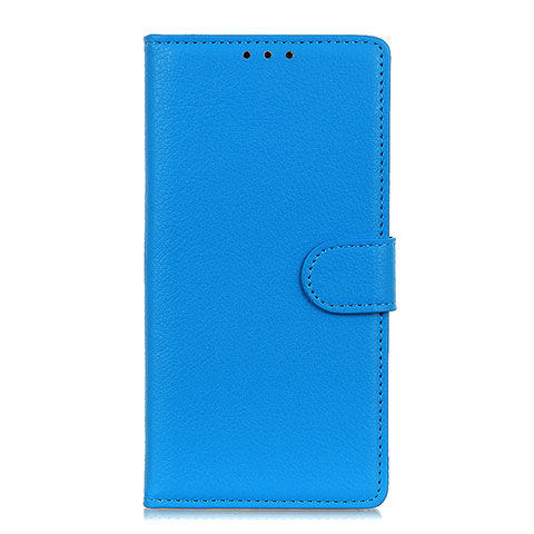 Handytasche Stand Schutzhülle Flip Leder Hülle T16 für Samsung Galaxy Note 20 5G Hellblau