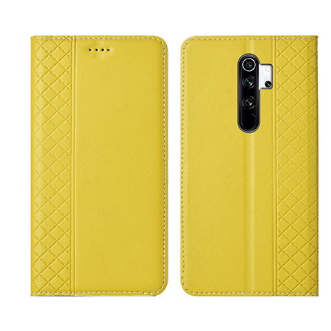 Handytasche Stand Schutzhülle Flip Leder Hülle T16 für Xiaomi Redmi Note 8 Pro Gelb