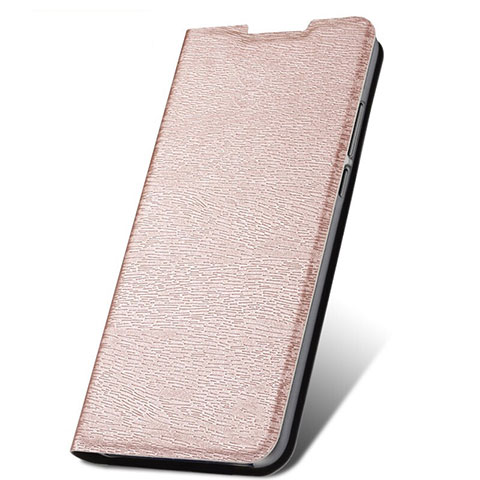 Handytasche Stand Schutzhülle Flip Leder Hülle T17 für Xiaomi Redmi Note 8 (2021) Rosegold