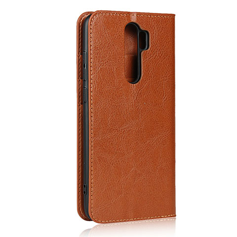 Handytasche Stand Schutzhülle Flip Leder Hülle T17 für Xiaomi Redmi Note 8 Pro Orange