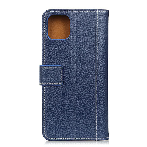 Handytasche Stand Schutzhülle Flip Leder Hülle T19 für Xiaomi Mi 11 Lite 4G Blau