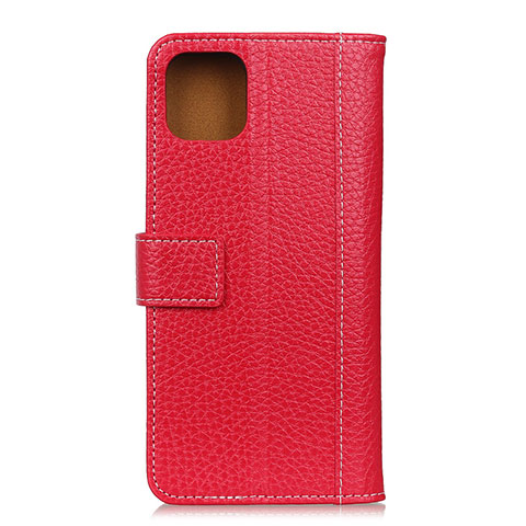 Handytasche Stand Schutzhülle Flip Leder Hülle T19 für Xiaomi Mi 11 Lite 5G Rot