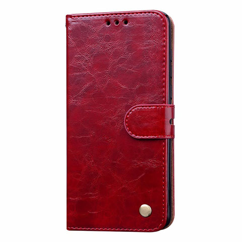 Handytasche Stand Schutzhülle Flip Leder Hülle T20 für Huawei P40 Rot