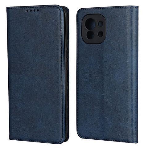 Handytasche Stand Schutzhülle Flip Leder Hülle T20 für Xiaomi Mi 11 5G Blau