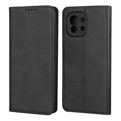 Handytasche Stand Schutzhülle Flip Leder Hülle T20 für Xiaomi Mi 11 5G Schwarz