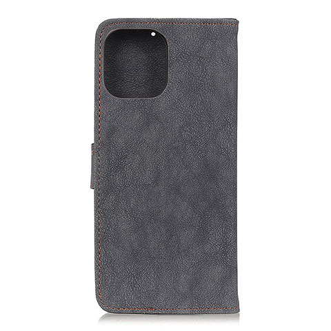 Handytasche Stand Schutzhülle Flip Leder Hülle T23 für Xiaomi Mi 11 Lite 4G Schwarz