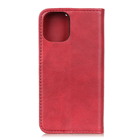 Handytasche Stand Schutzhülle Flip Leder Hülle T24 für Xiaomi Mi 11 Lite 4G Rot