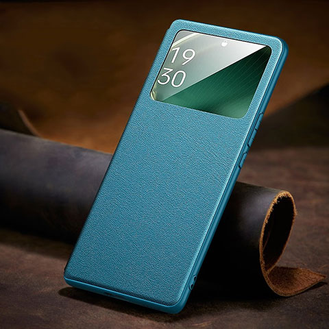 Handytasche Stand Schutzhülle Flip Leder Hülle TB1 für Oppo Find X6 Pro 5G Grün