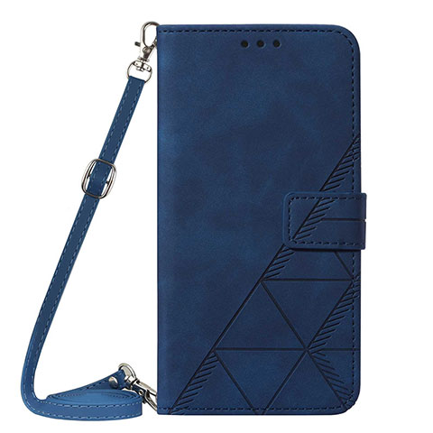 Handytasche Stand Schutzhülle Flip Leder Hülle Y01B für Apple iPhone 13 Blau