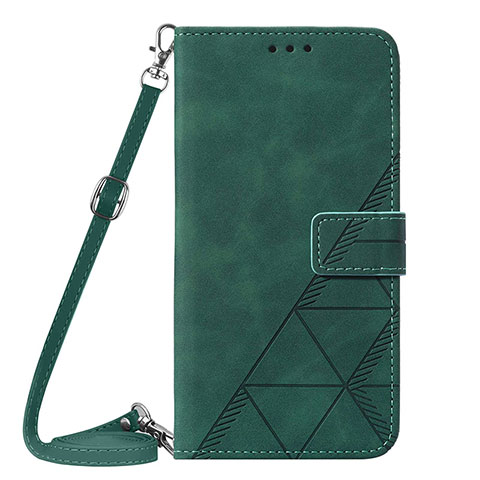 Handytasche Stand Schutzhülle Flip Leder Hülle Y01B für Apple iPhone 13 Pro Max Grün