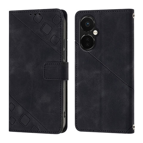 Handytasche Stand Schutzhülle Flip Leder Hülle Y01B für OnePlus Nord CE 3 5G Schwarz