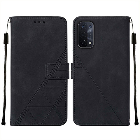 Handytasche Stand Schutzhülle Flip Leder Hülle Y01B für OnePlus Nord N200 5G Schwarz