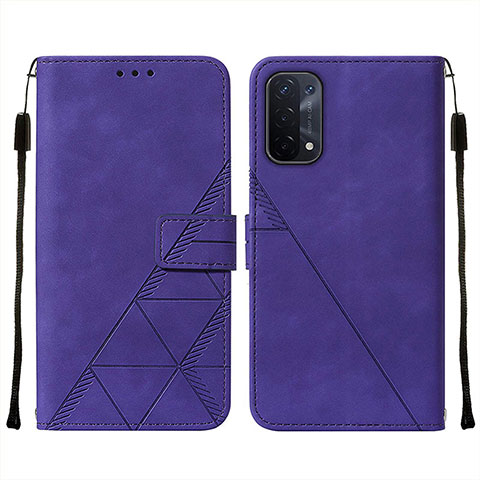 Handytasche Stand Schutzhülle Flip Leder Hülle Y01B für OnePlus Nord N200 5G Violett