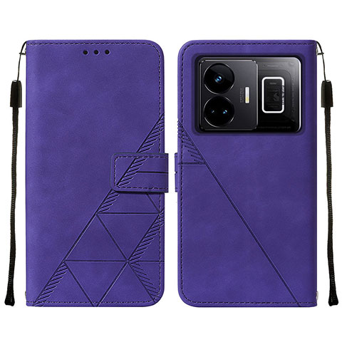 Handytasche Stand Schutzhülle Flip Leder Hülle Y01B für Realme GT Neo5 240W 5G Violett