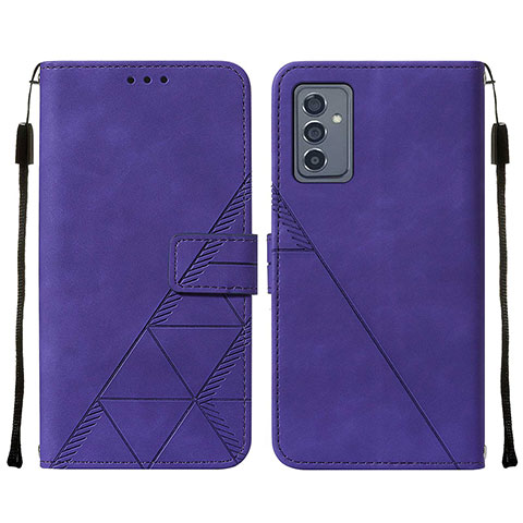 Handytasche Stand Schutzhülle Flip Leder Hülle Y01B für Samsung Galaxy A25 5G Violett