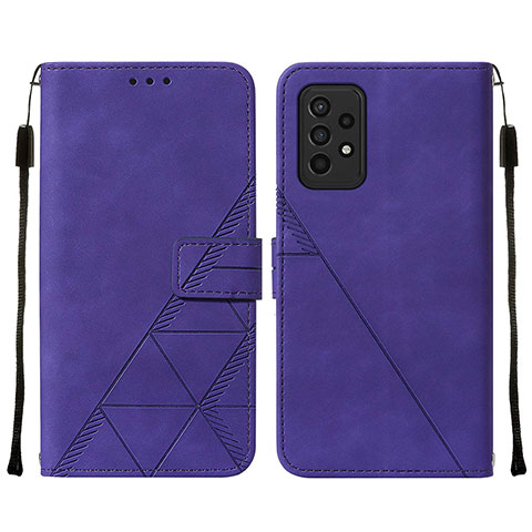 Handytasche Stand Schutzhülle Flip Leder Hülle Y01B für Samsung Galaxy A33 5G Violett