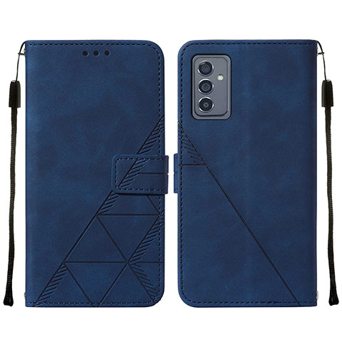 Handytasche Stand Schutzhülle Flip Leder Hülle Y01B für Samsung Galaxy A35 5G Blau