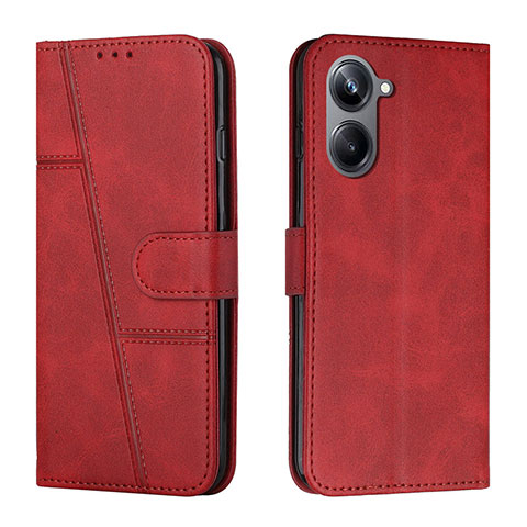 Handytasche Stand Schutzhülle Flip Leder Hülle Y01X für Realme 10 Pro 5G Rot