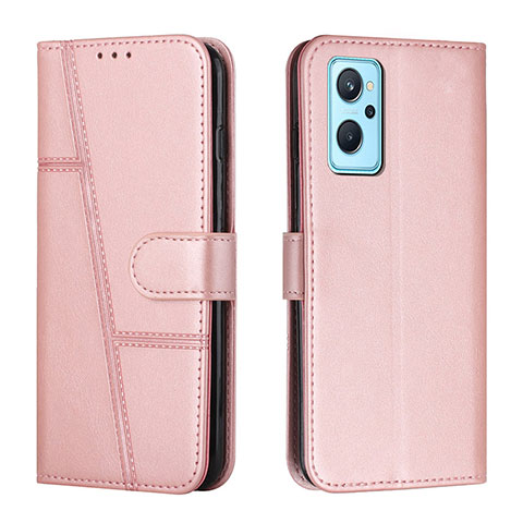 Handytasche Stand Schutzhülle Flip Leder Hülle Y01X für Realme 10T 5G Rosegold