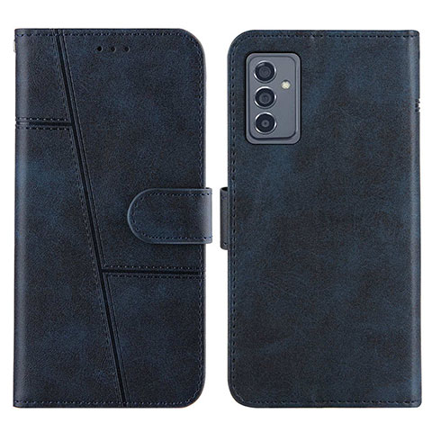 Handytasche Stand Schutzhülle Flip Leder Hülle Y01X für Samsung Galaxy A05s Blau