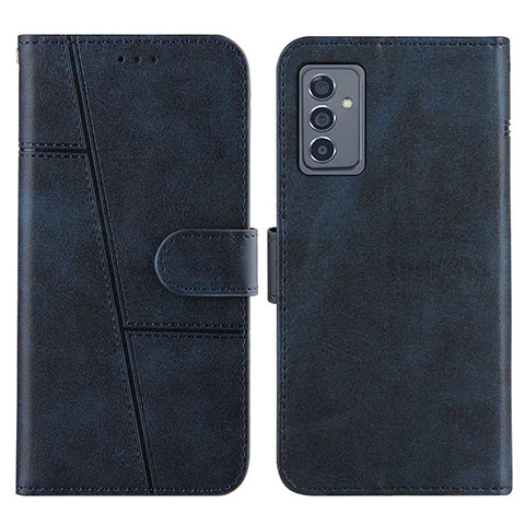 Handytasche Stand Schutzhülle Flip Leder Hülle Y01X für Samsung Galaxy A15 4G Blau