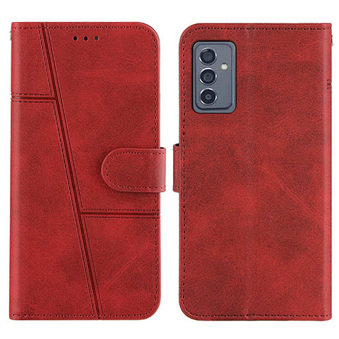 Handytasche Stand Schutzhülle Flip Leder Hülle Y01X für Samsung Galaxy A24 4G Rot