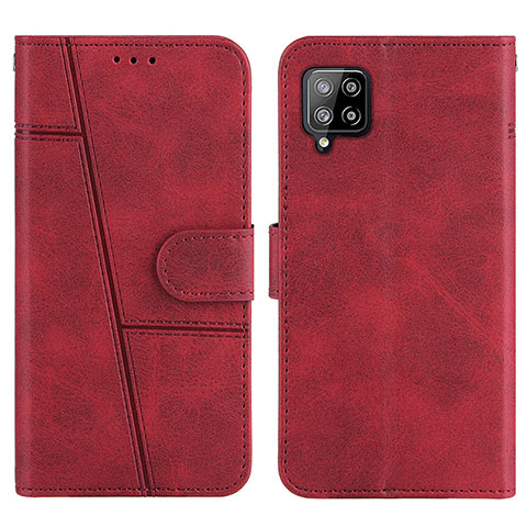 Handytasche Stand Schutzhülle Flip Leder Hülle Y01X für Samsung Galaxy A42 5G Rot