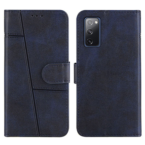 Handytasche Stand Schutzhülle Flip Leder Hülle Y01X für Samsung Galaxy S20 FE (2022) 5G Blau