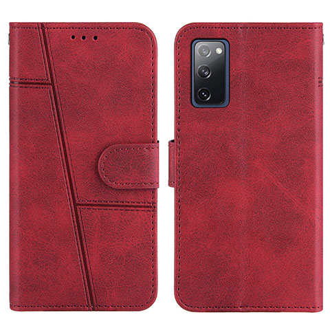 Handytasche Stand Schutzhülle Flip Leder Hülle Y01X für Samsung Galaxy S20 FE 5G Rot