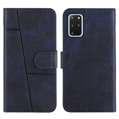 Handytasche Stand Schutzhülle Flip Leder Hülle Y01X für Samsung Galaxy S20 Plus 5G Blau